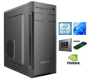 COMPUTER PC FISSO INTEL I5-6400-SSD 960 GB-RAM 16 GB-GTX 1650 4 GB-WIN 11 - Foto 1 di 1