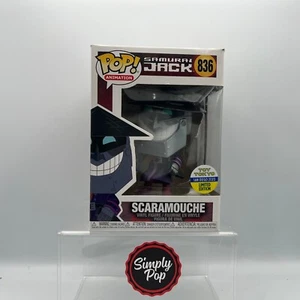 Funko Pop Scaramouche #836 Samurai Jack Animation Toy Tokyo 2020 SDCC Limited Ed - Picture 1 of 7