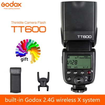 Godox TT600 TT600S 2.4G Wireless GN60 Camera Flash Speedlite fr Canon Nikon Sony - Image 1 of 4