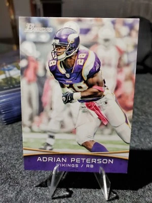 2012 Bowman Football Card #40 Adrian Peterson - Image 1 of 3