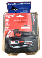 Milwaukee M18 REDLITHIUM XC5.0 Extended Capacity Battery Pk 48-11-1850 FREE SHIP