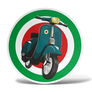 COCCARDA ITALY sticker car motorcycle scooter Vespa helmet hull windshield - Picture 1 of 10