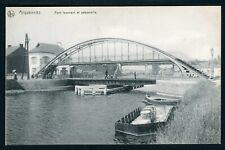 CPA - Carte Postale - Belgique - Arquennes - Pont Tournant et Passerelle - 1912 