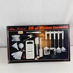Alan Roberts Vintage Küche 20 Stück Ensemble Utensilien Blau Neu - Offener Karton - Bild 1 von 16
