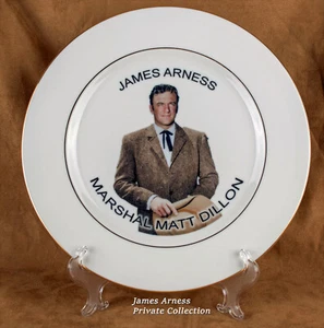 Targa James Arness Gunsmoke Marshal Dillon Rivestita Oro Edizione Speciale #2 - Foto 1 di 2
