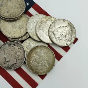 20x Peace Dollar Silver Bullion Coin Lot 1922 1923 1925 1926 Liberty Eagle S D - Picture 1 of 5