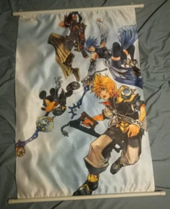 LIMITED EDITION Kingdom Hearts Birth By Sleep Wall Scroll 24x32 - Picture 1 of 5