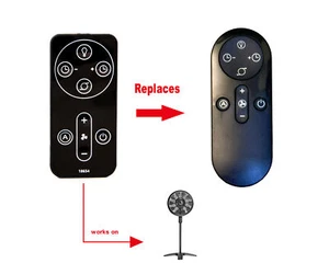 Replacement Remote Control for Lasko Windstorm S18654 18" Pedestal Fan Costco - Picture 1 of 3