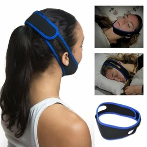 Anti Snore Strap Snore Stop Adjustable Anti Snoring Chin Strap Quiet Sleeve Jaw - Picture 1 of 4