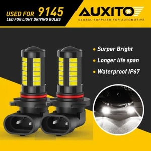 AUXITO 9145 9140 H10 LED Fog Bulbs Driving Light High Power 6000K Super Briht G - Picture 1 of 12