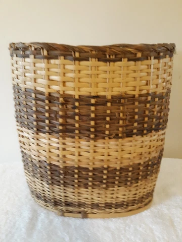 Large Oval Hand Made Wicker Basket Cover