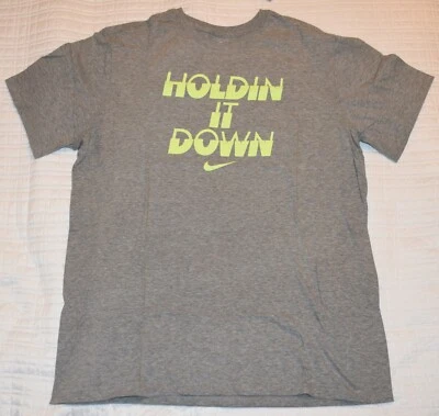 MEN'S NIKE "Holdin It Down" T-Shirt 629132-063 Sz: XL Foto 1 de 2