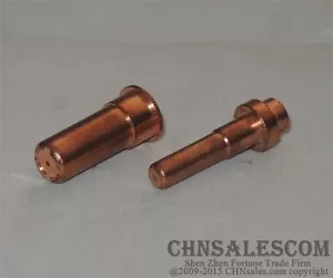 60 PCS CEBORA P50 Plasma Extended Electrodes Ref.1518 TIP Nozzles Ref.1370 - Bild 1 von 7