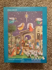Puzzle Away In A Manger 1000 pezzi di Ingrid Andrews + Blaine Christmas - Foto 1 di 8