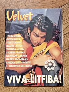 RIVISTA VELVET N.3/1991|LITFIBA-JOHN ZORN-NEIL YOUNG-DAVID LINCH-WOODY ALLEN - Bild 1 von 1