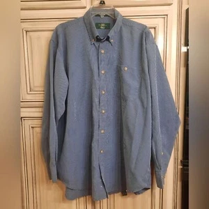 Orvis Langarmshirt blau/weiß kariert! Größe L - Bild 1 von 4
