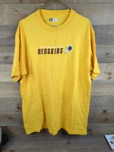 Washington Redskins Team Apparel T-shirt Yellow Size Large - Picture 1 of 6