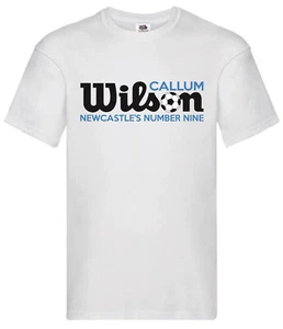 Newcastle United Supporters Callum Wilson White (T-Shirt) - Picture 1 of 1