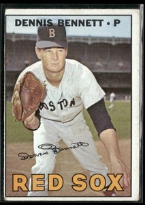 1967 Topps Dennis Bennett Boston Red Sox #206 - Picture 1 of 2