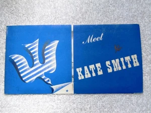 1941 Debut MEET KATE SMITH Advertising Booklet COLUMBIA Record Catalog - Picture 1 of 2