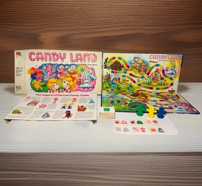 Candy Land - A Child's First Game 1984 Milton Bradley Made in USA 3 Players READ - Image 1 of 4