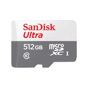 SanDisk 512 Go Ultra microSDXC UHS 1 carte 100 Mo/s gris -SDSQUNR-512G-GN3MN, gris - Photo 1 sur 1