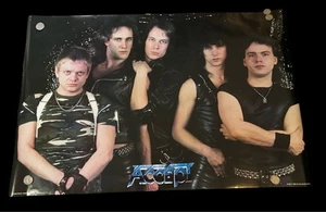 Póster vintage de la banda Accept 1984 The Great Southern Company - Imagen 1 de 7