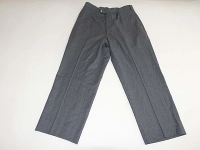 Bills Khakis Men's Dress Pants 35 x 29 Gray Very High Rise Wool Slacks Lined - Image 1 of 4