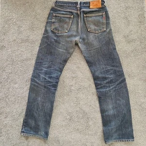 Jeans IRON HEART Iron Heart denim dritto 634 21 oz 29 pollici blu indaco uomo - Foto 1 di 12