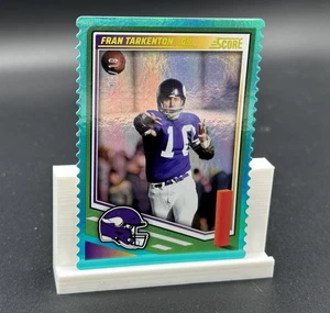 Puntuación Panini 2025 Fran Tarkenton #'d/10 SSP verde azulado troquelado - Imagen 1 de 5