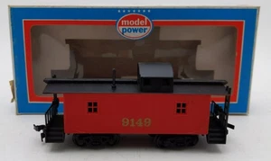 Model Power 9149 HO 32' Wood Caboose Transfer Red #9149 LN/Box - Picture 1 of 5