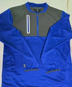 Chaqueta Pullover Híbrida Holloway Weld Para Hombre Real/Carbono Mediana 229596 Nueva Con Etiquetas - Imagen 1 de 5