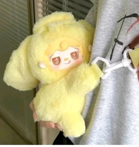 Yooki Yellow Plush Cross Body Accompany Series Authentic Strap Included Open Box - Picture 1 of 10