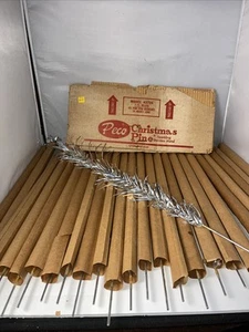 Vintage “Sparkler” Pom Pom Aluminum Christmas Tree 25 Replacement Branches - Picture 1 of 9