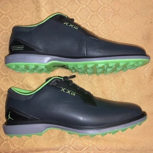 Scarpe da golf Jordan ADG 5 larghe FQ7874-002 nere verde azione da uomo taglia 13 - Foto 1 di 7