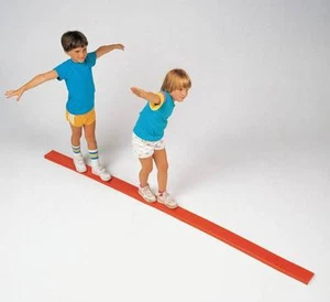 FOLDING Gymnastics Balance Beam 8ft Cheerleading Gym Vinyl Wobble Balance Board - Picture 1 of 1