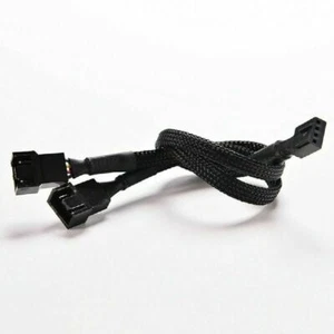 1 pièce 4 broches PWM vers double PWM répartiteur adaptateur PC ventilateur T1Y5 pour CPU 2024 boîtier US - Photo 1/11