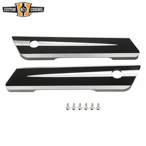 Black Saddlebags Hinge Latches Covers Fit For Harley Touring Road Glide 2014+ - Bild 1 von 6