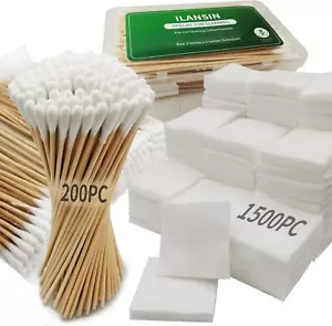 800/1700 gun cleaning supplies—1500PCS Gun Cleaning Patches +200PCS Gun Cleani - Picture 1 of 18