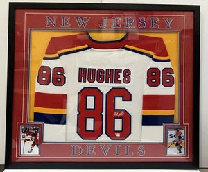 New Jersey Devils jack hughes autographed jersey - Picture 1 of 2