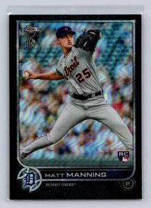 2022 Topps Chrome Ben Baller #57 Matt Manning (RC) -Base-Detroit Tigers - Picture 1 of 2