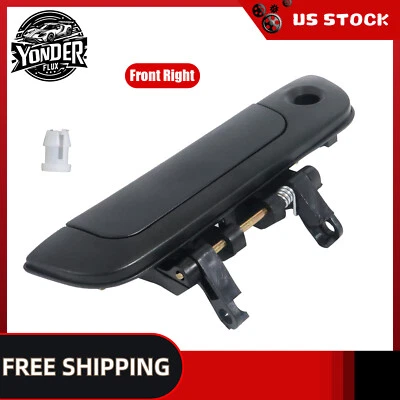 Exterior Door Handle For 95-2002 Suzuki Esteem Front Passenger Black Plastic Foto 1 de 4