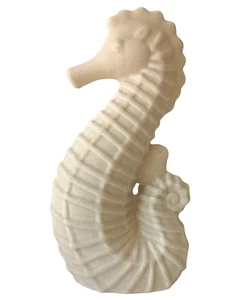 Deko Figur Seepferdchen Sand Optik beige Keramik Dekoobjekt Skulptur Statue -1 - Bild 1 von 4