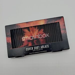 Smashbox Cover Shot Ablaze Eye Palette (NIB) Red Brown Gold Nude Matte Shimmer