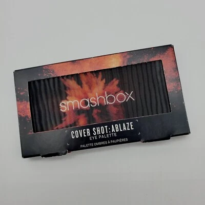 Smashbox Cover Shot Ablaze Eye Palette (NIB) Red Brown Gold Nude Matte Shimmer - Image 1 of 4