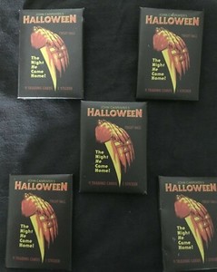 EMPTY HALLOWEEN🔪 Fright Rags TRADING CARDS  WAX PACK (1) MICHAEL MYERS-EMPTY!!!