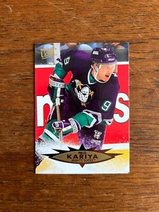 Tarjeta de hockey 95-96 Fleet Ultra Paul Kariya Mighty Ducks 3 tarjetas muy escasas - Imagen 1 de 2