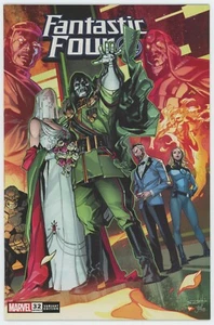 FANTASTIC FOUR #32 Marvel Comics variante 1:25 copertina DR Doom Valerio Schiti C2 - Foto 1 di 2