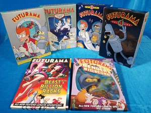 Futurama Volume 1, 2, 3, 4/Bender's Big Score/Beast with a Billion Backs DVD Set - Picture 1 of 23