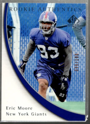 A2829- 2005 SP Authentic Rookie Gold 100 #170 Eric Moore /100 - Image 1 of 2